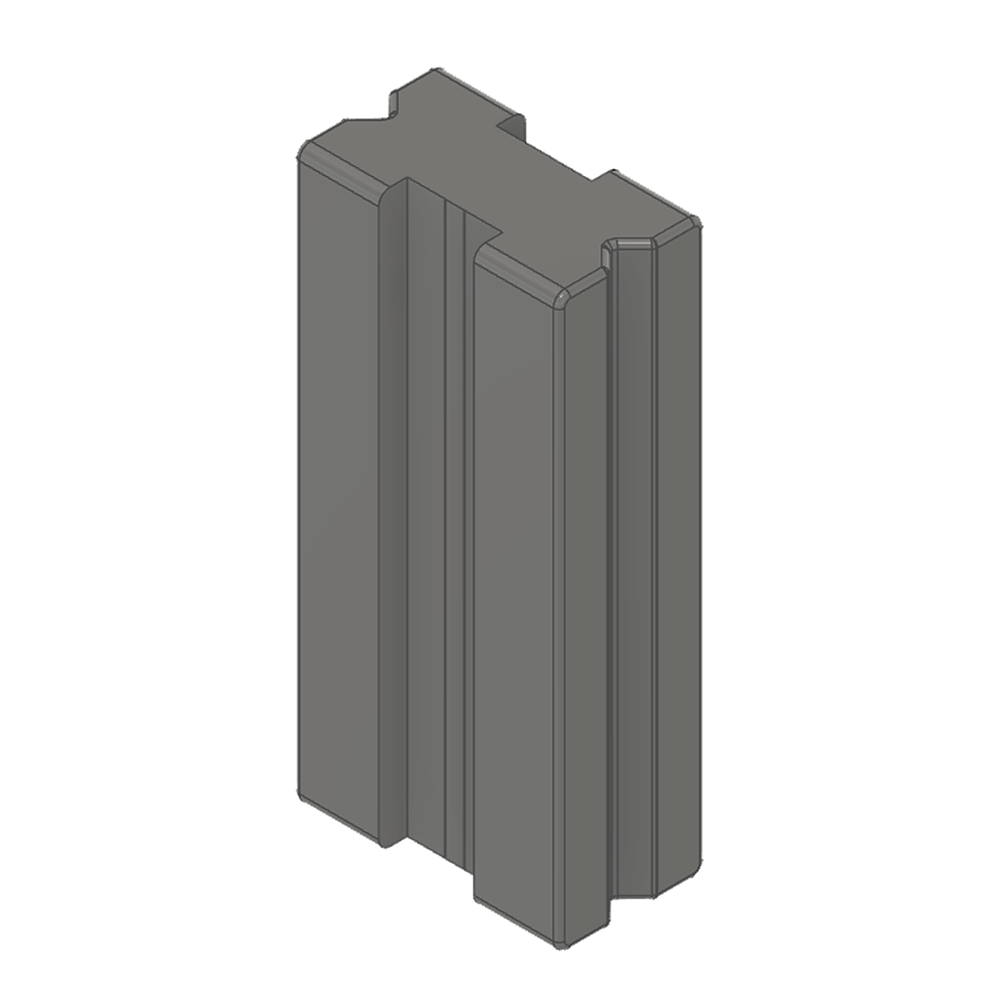 41-350-0 MODULAR SOLUTIONS PARALLEL INNER T-SLOT CONNECTION SLIDES INTO SLOT